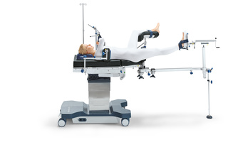 patient lying on Maquet lyra operating table